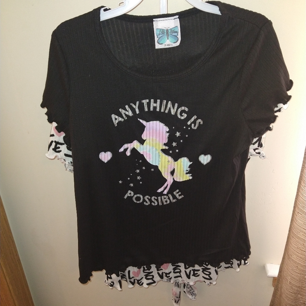 Girls tees 2pc xl